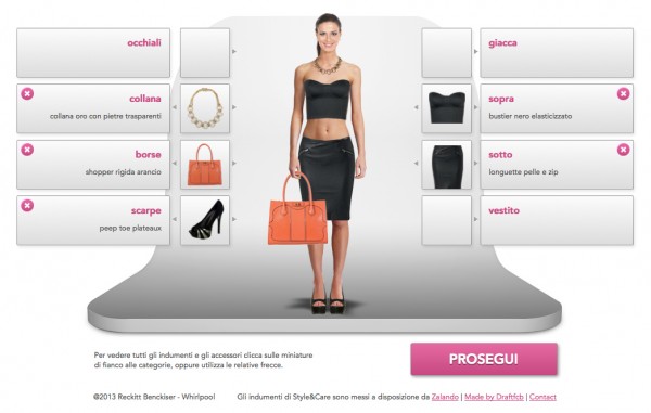 Style&Care - configuratore di outfit