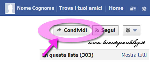Aiuta le tue amiche, condividi!
