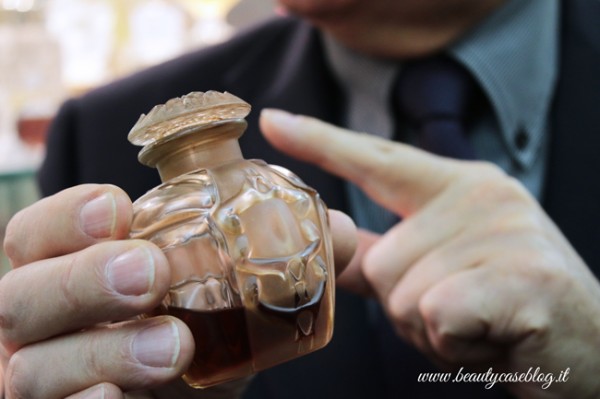 Museo del Profumo - Scarabée, flacone di Lalique, profumo L.T. Piver