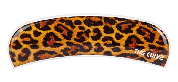 The curve nail file lima in vetro per unghie leopardata