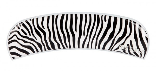 The curve nail file lima in vetro per unghie zebrata