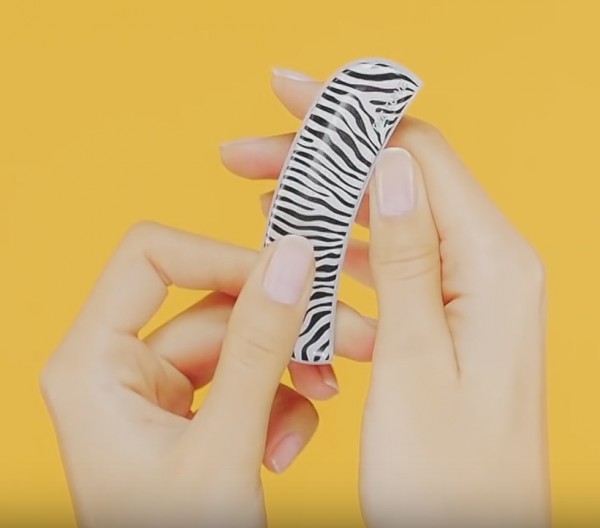 The curve nail file lima in vetro per unghie