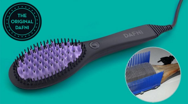 Spazzola lisciante Dafni, elettrica ed in ceramica. Hair Straightener.