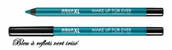 Aqua eye pencil I-24 Bleu è reflects vert irisé. Matitite occhi Aqua XL Make Up For Ever