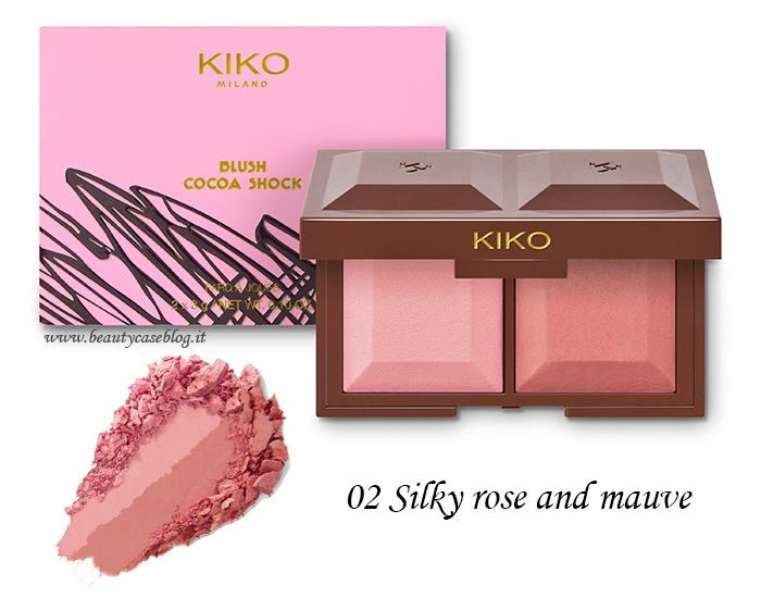Kiko Blush Cocoa 02 silky rose and mauve