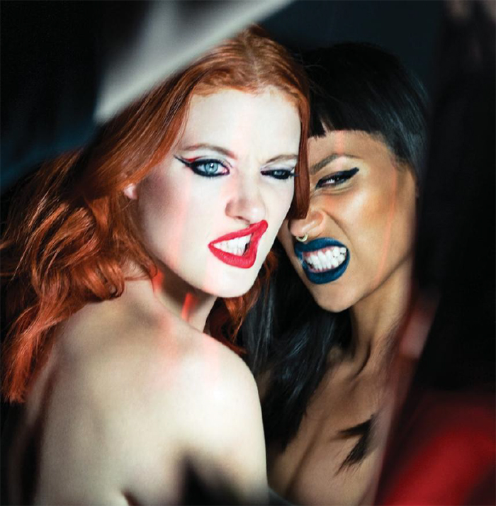 Icona Pop testimonial dei nuovi Artist Rouge Lipstick di Make Up For Ever