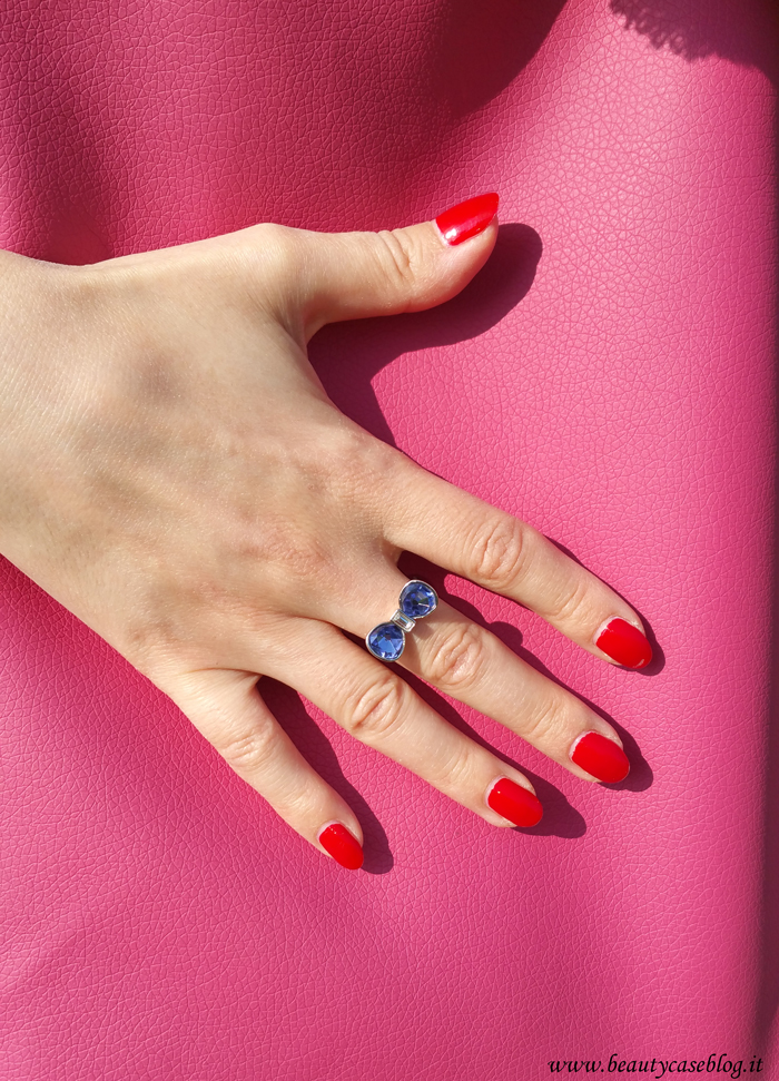 Borsa Isabò, anello Swarovski, manicure Layla Cosmetics that-coat-zara-cappottino05