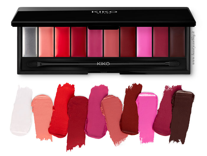 Kiko Smart Lip Palette Toni classici - Kiko palette rossetti Kiko Smart Lip Palette Toni classici - Kiko palette rossetti
