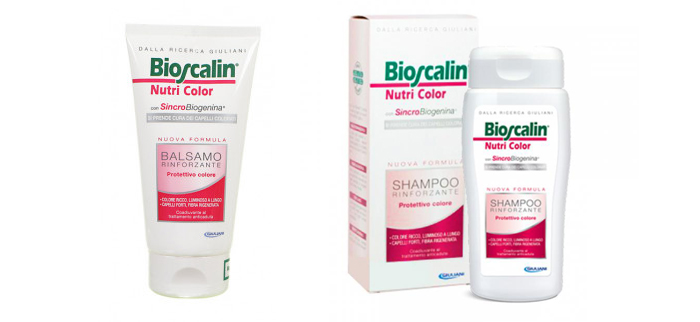 Bioscalin Nutri Color Shampoo e balsamo per capelli colorati