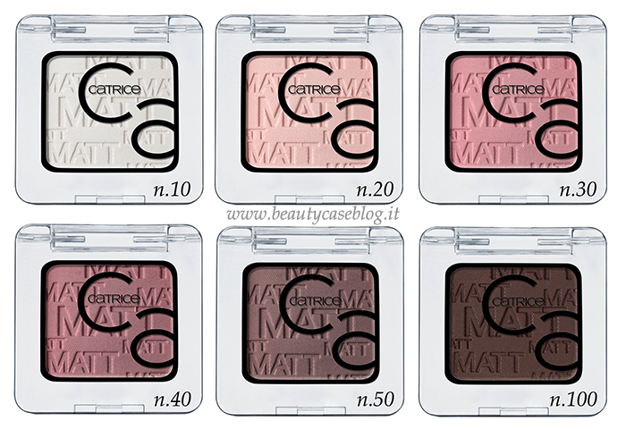 Catrice Art Couleurs Eyeshadow ombretti matt