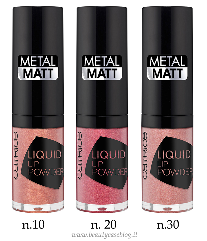 Catrice Liquid Lip Powder Metal Matt autunno-inverno 2017-2018