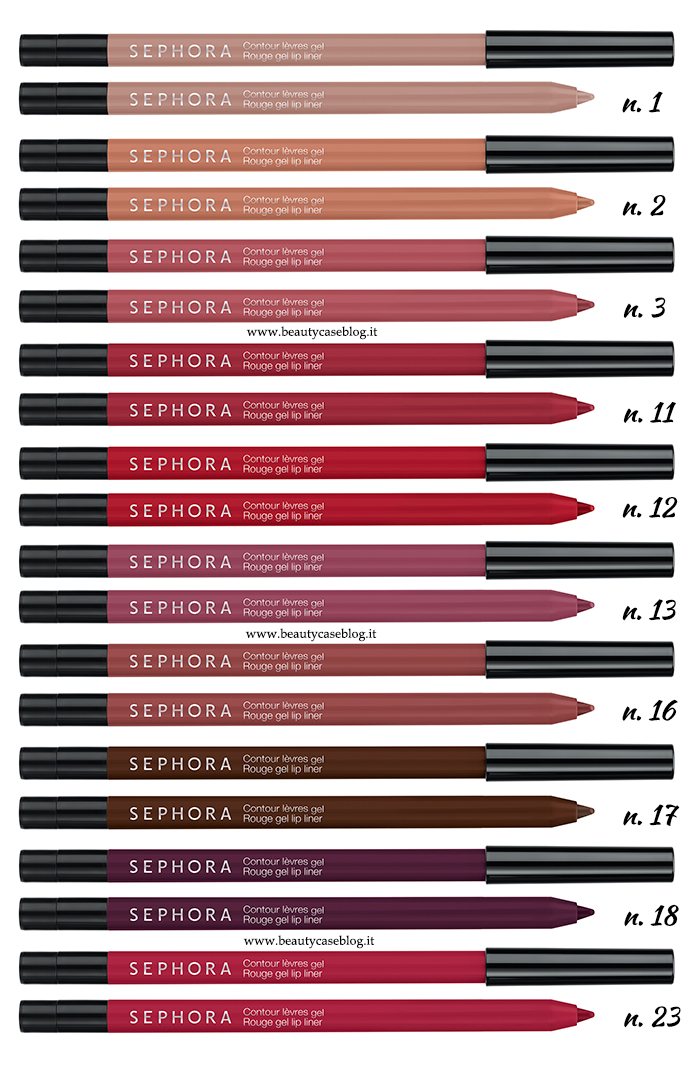 Matite labbra Sephora Gel Lip Liner
