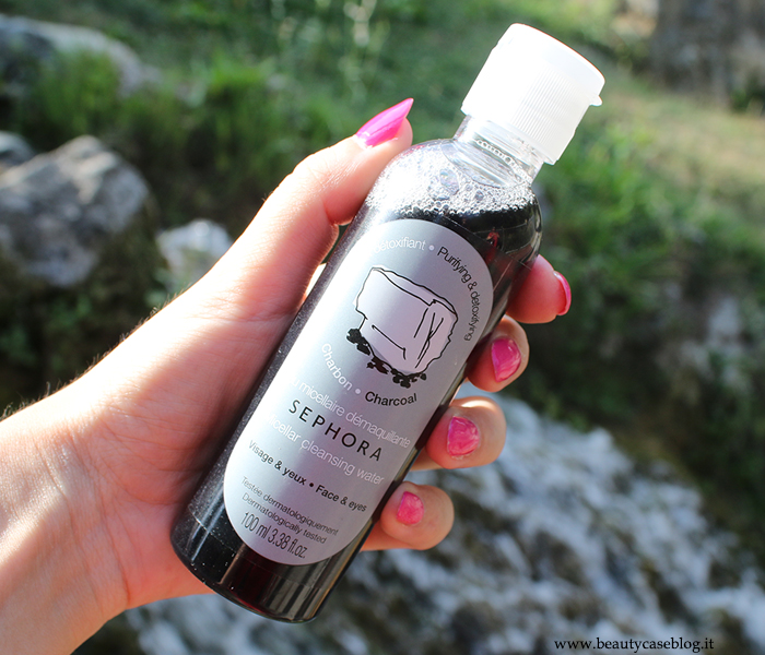 Sephora acqua micellare al carbone opinione recensione review