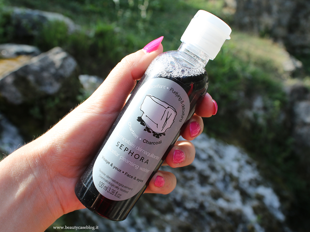 Sephora acqua micellare al carbone opinione recensione review