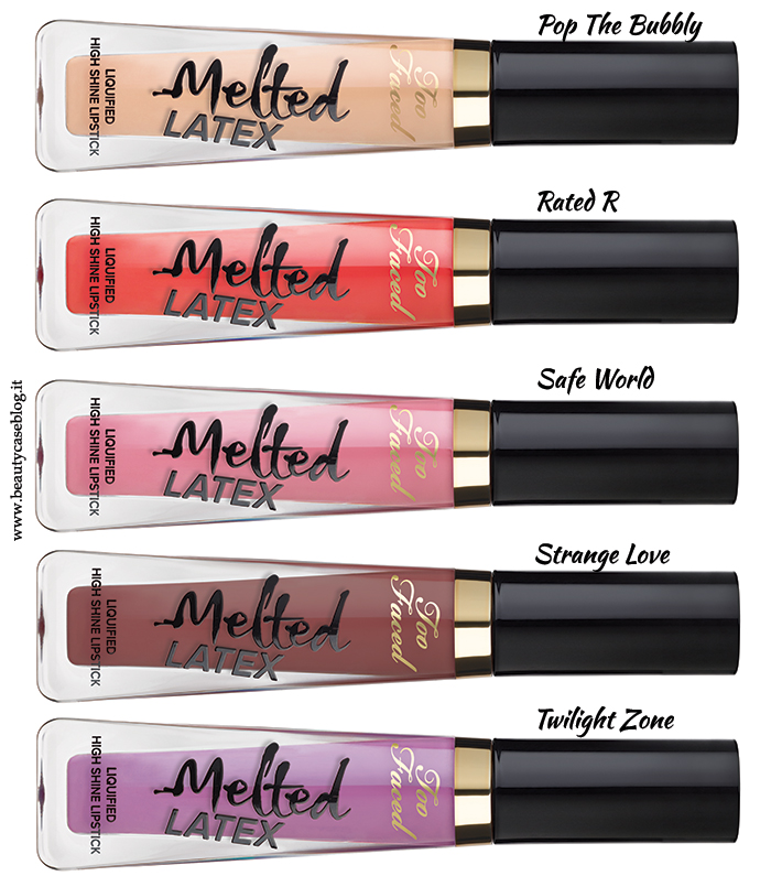 Too Faced Melted Latex Get Melted novità autunno 2017