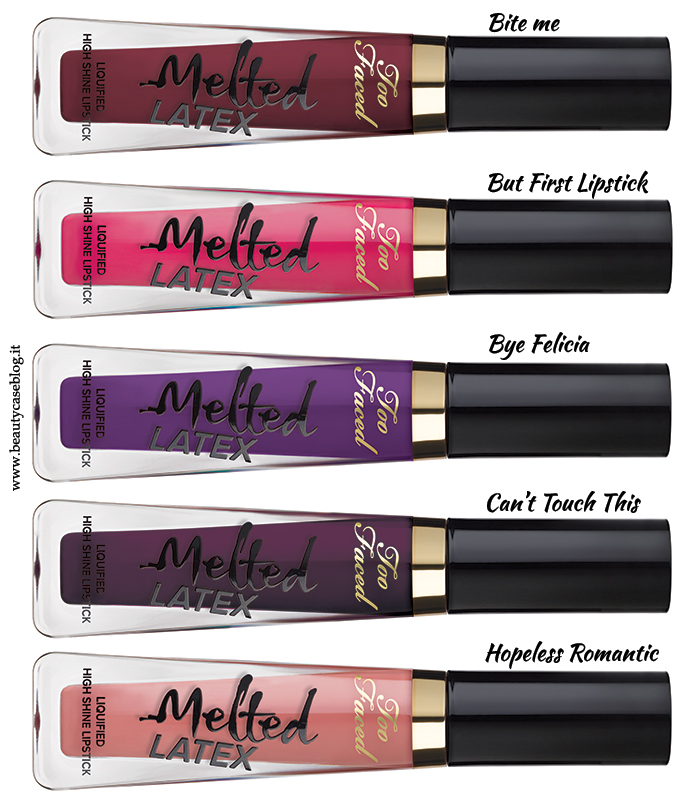 Too Faced Melted Latex Get Melted novità autunno 2017