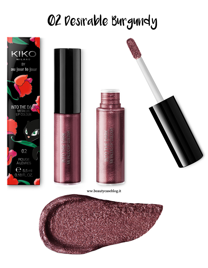 Kiko Into the dark Metallic Lip Colour