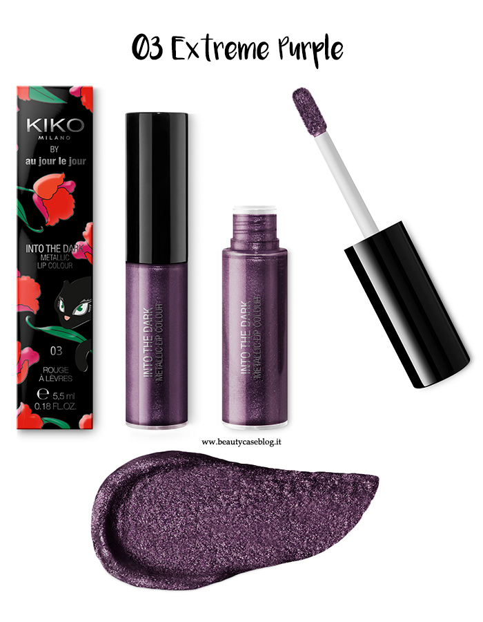 Kiko Into the dark Metallic Lip Colour