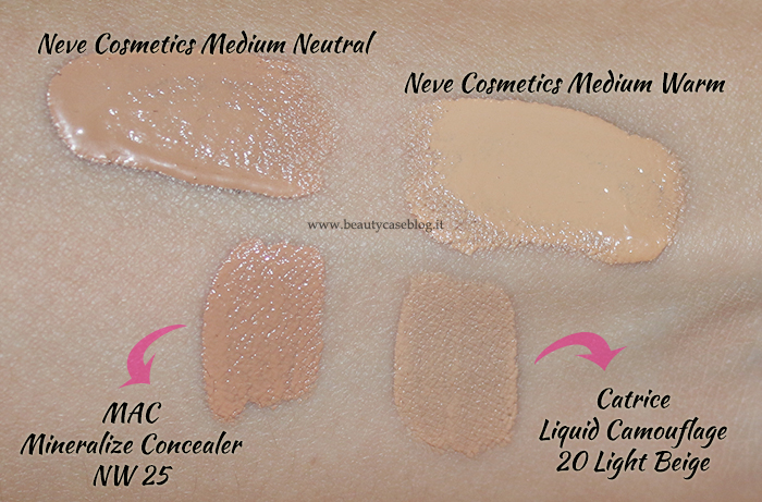 Neve Cosmetics Fondotinta Liquido Creamy Comfort Medium swatch