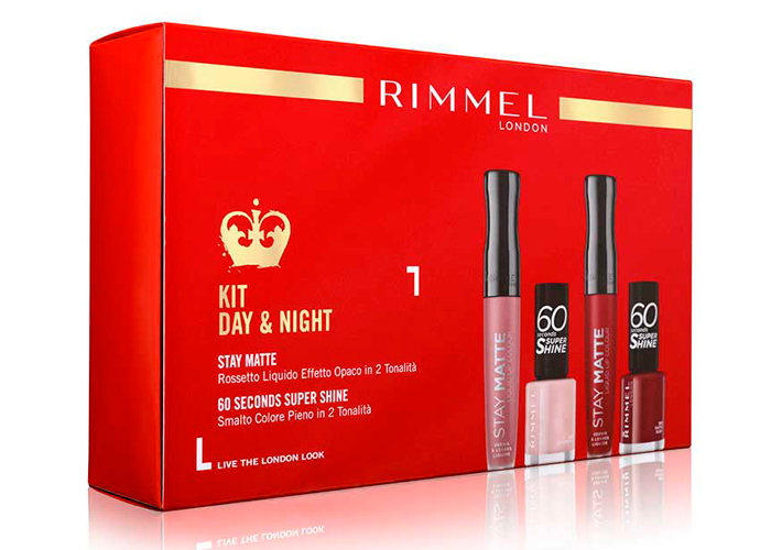 Rimmel Kit Smalti e rossetti liquidi Reali di Natale a meno di 20 euro economici