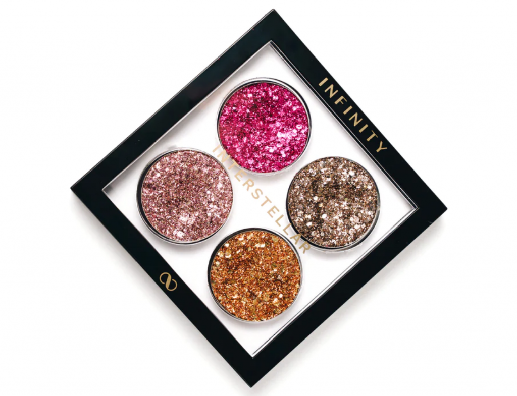 Infinity Interstellar palette glitter - make-up di Natale