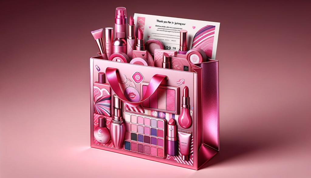 beauty party gift bag